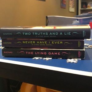 First three books from  “The Lying Game” series